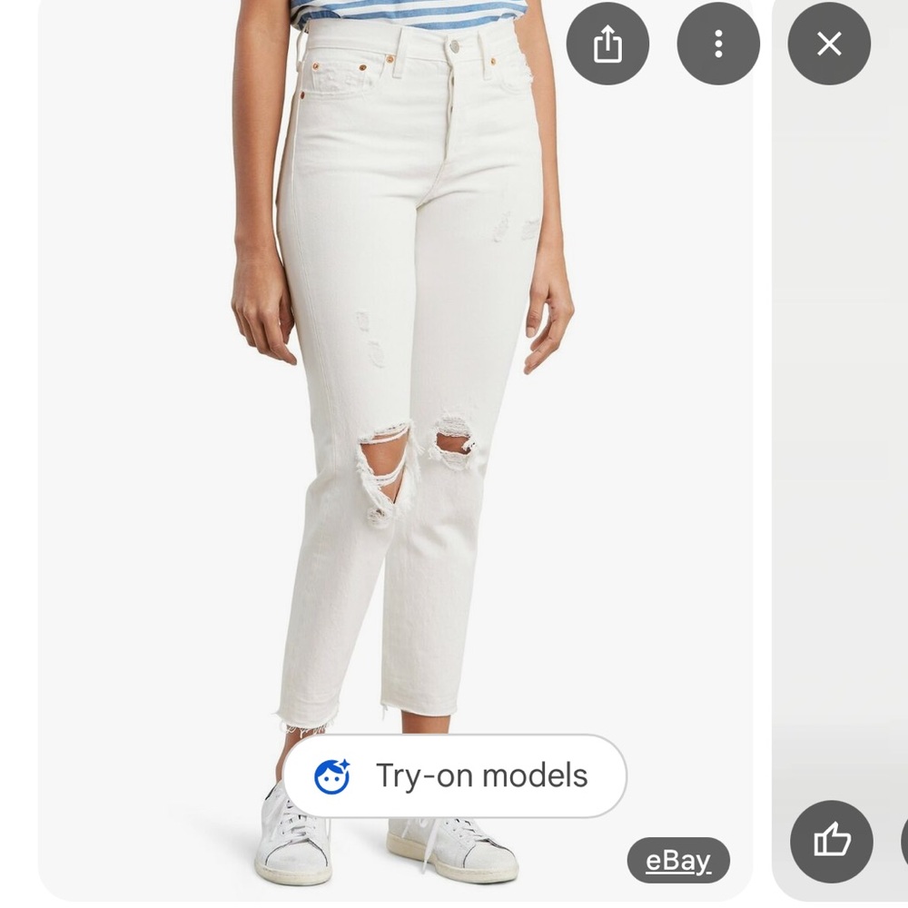Women's White Jeans